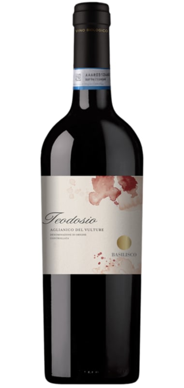 Basilisco Aglianico del Vulture Teodosio 2020 Front Bottle Shot