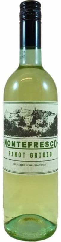 Montefresco Pinot Grigio 2017 Front Bottle Shot