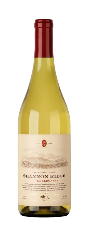 Shannon Ridge High Elevation Chardonnay 2018 Front Bottle Shot