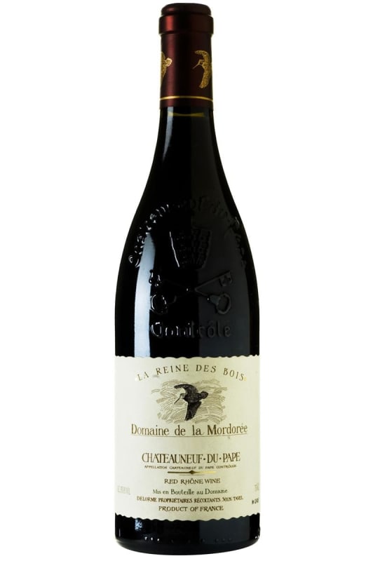 Domaine de la Mordoree Chateauneuf-du-Pape La Reine des Bois 2010 Front Bottle Shot