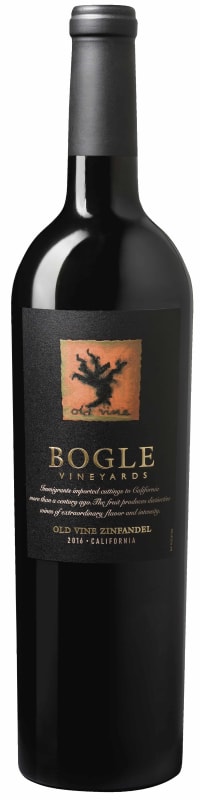 Bogle Old Vines Zinfandel 2016 Front Bottle Shot