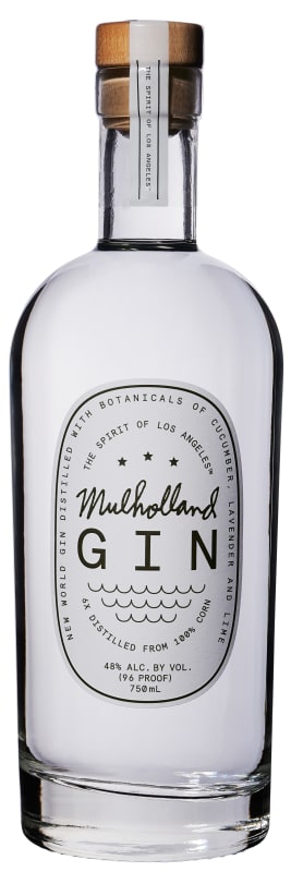 Mulholland New World Gin Front Bottle Shot