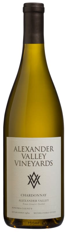 Alexander Valley Vineyards Estate Chardonnay 2016 Front Bottle Shot