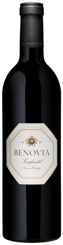 Benovia Sonoma County Zinfandel 2018 Front Bottle Shot