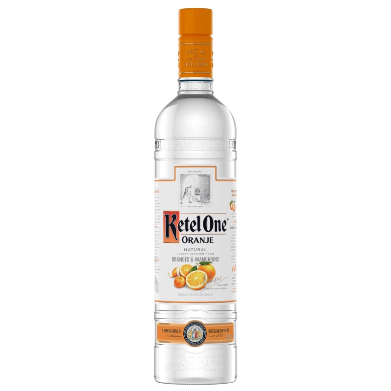 Ketel One Oranje Vodka Front Bottle Shot