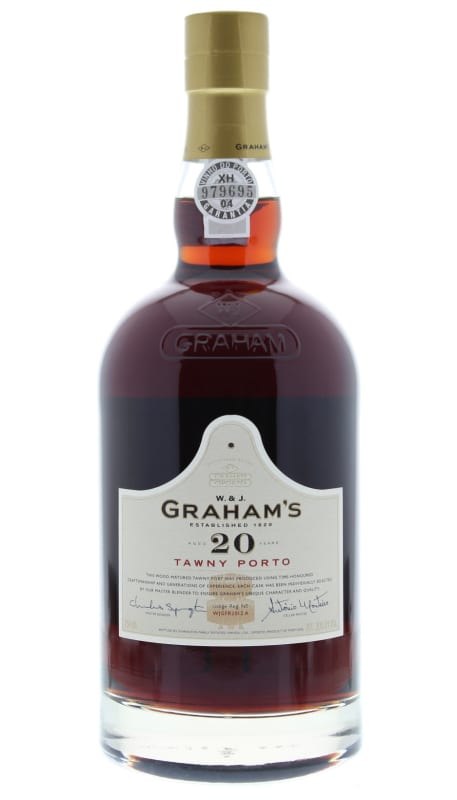 Graham's 20 Year Old Tawny Port Front Bottle Shot