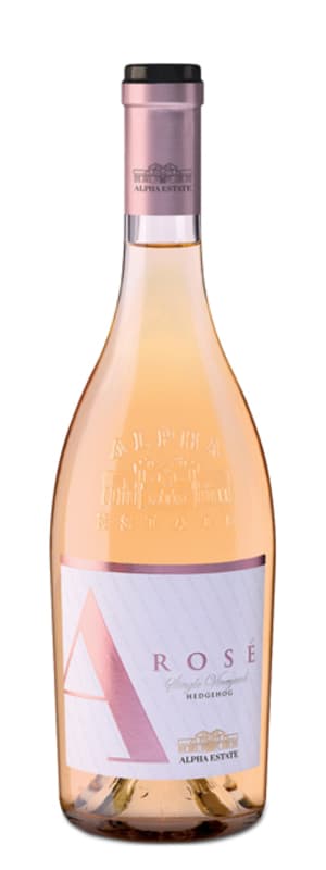 Alpha Estate Hedgehog Vineyard Rose 2021 Front Bottle Shot