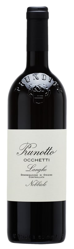 Prunotto Nebbiolo Occhetti 2023 Front Bottle Shot