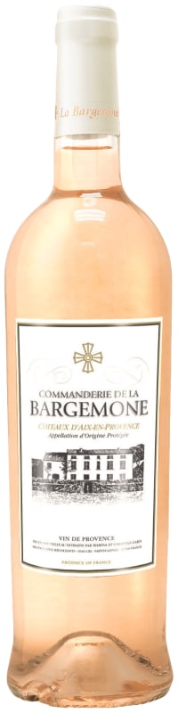 Commanderie de la Bargemone Coteaux d'Aix en Provence Rose 2021 Front Bottle Shot