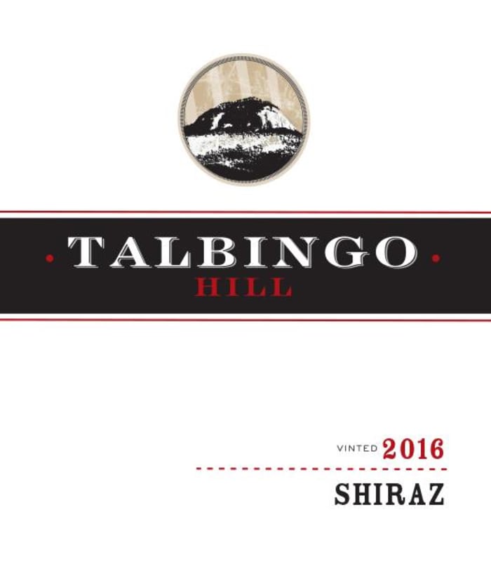 Talbingo Hill Shiraz 2016 Front Label