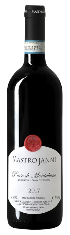Mastrojanni Rosso di Montalcino 2017 Front Bottle Shot