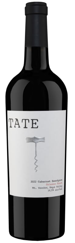 TATE Mt. Veeder Cabernet Sauvignon 2022 Front Bottle Shot