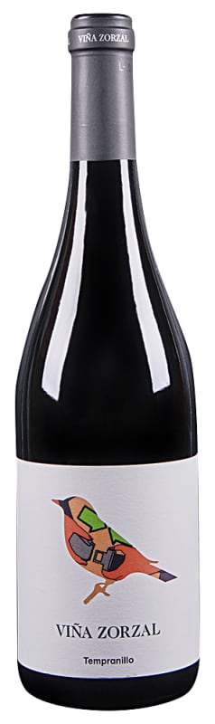 Vina Zorzal Tempranillo 2020 Front Bottle Shot