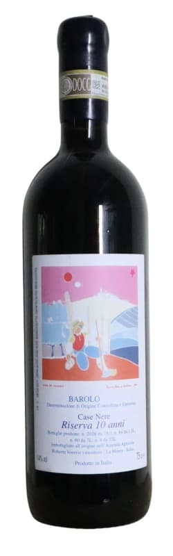 Roberto Voerzio Barolo Riserva 10 Anni Fossati Case Nere 2011 Front Bottle Shot