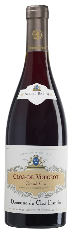 Albert Bichot Clos de Vougeot Grand Cru Domaine du Clos Frantin 2020 Front Bottle Shot