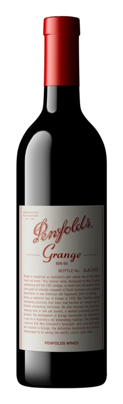 Penfolds Grange 2022 Front Bottle Shot