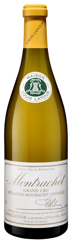 Louis Latour Montrachet Grand Cru 2019 Front Bottle Shot