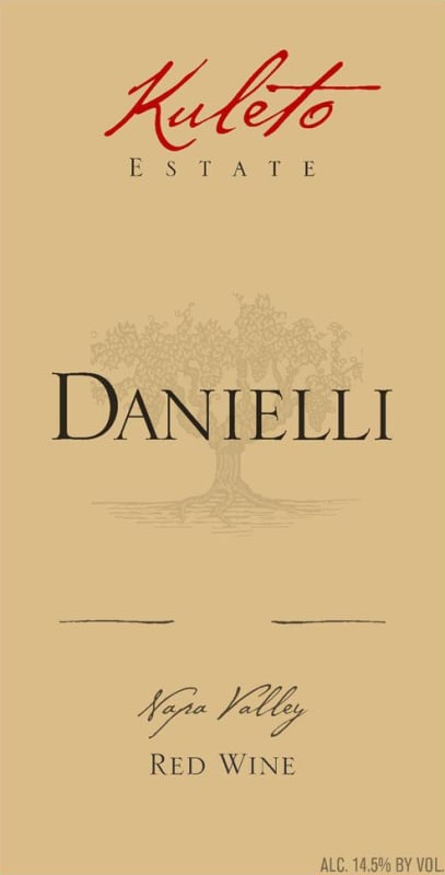 Kuleto Estate Danielli Red 2014 Front Label