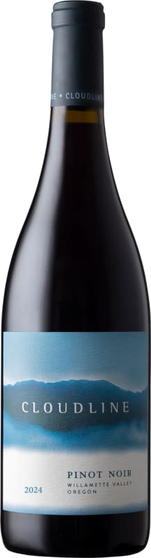 Cloudline Pinot Noir 2024 Front Bottle Shot