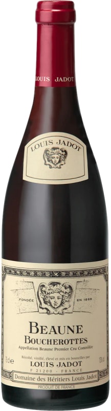Louis Jadot Beaune Boucherottes Premier Cru Domaine des Heritiers 2020 Front Bottle Shot