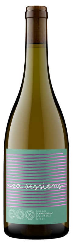 Rutherford Wine Company CA Sessions All Day Chardonnay 2021 Front Bottle Shot