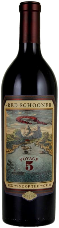 Red Schooner by Caymus Voyage 5 Front Bottle Shot