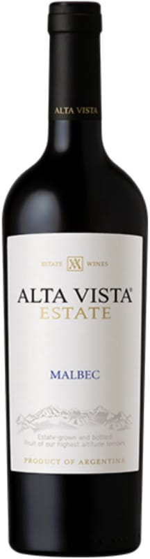 Alta Vista Estate Malbec 2016 Front Bottle Shot