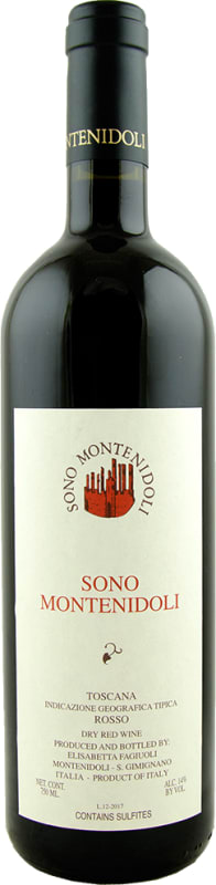 Montenidoli Sono Montenidoli Toscana Rosso 2018 Front Bottle Shot