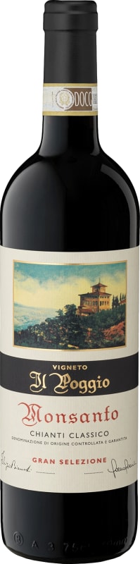 Castello di Monsanto Il Poggio Chianti Classico Gran Selezione 2019 Front Bottle Shot