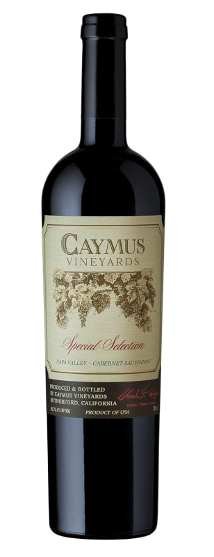 Caymus Special Selection Cabernet Sauvignon (bin soiled label) 1999 Front Bottle Shot