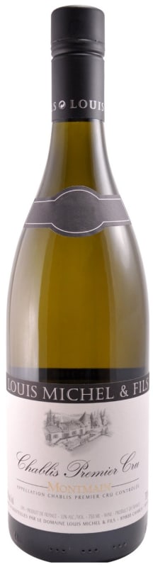 Louis Michel Chablis Montmain Premier Cru 2015 Front Bottle Shot