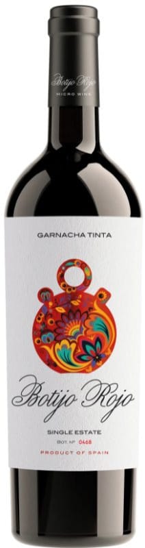 Botijo Rojo Garnacha 2019 Front Bottle Shot