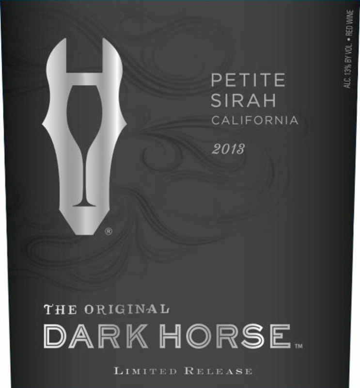 Dark Horse The Original Petite Sirah 2013 Front Label