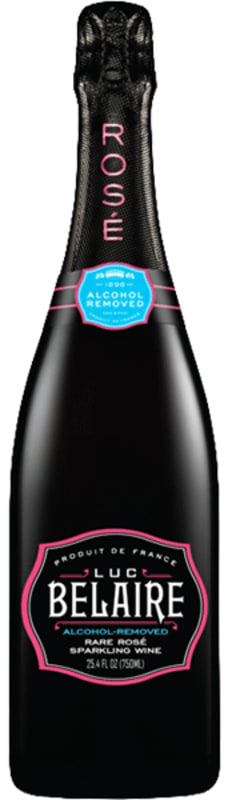 Luc Belaire Rare Rose Alcohol Removed (Non-Alcoholic) Front Bottle Shot