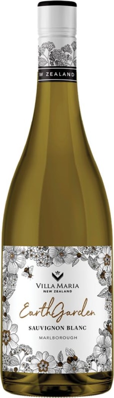 Villa Maria EarthGarden Sauvignon Blanc 2021 Front Bottle Shot