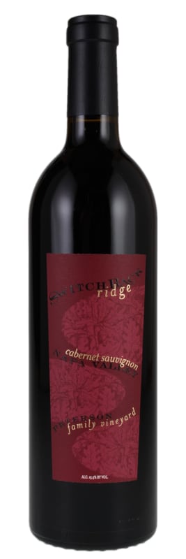 Switchback Ridge Peterson Family Vineyard Cabernet Sauvignon 2009 Front Bottle Shot