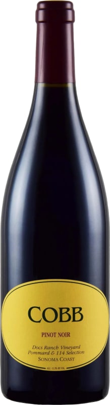 Cobb Wines Doc's Ranch Pommard Pinot Noir 2018 Front Bottle Shot