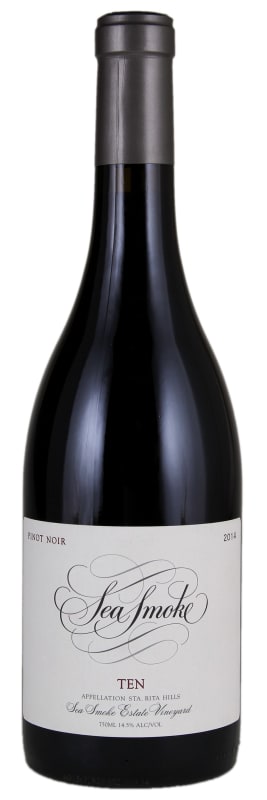 Sea Smoke Cellars Ten Pinot Noir 2014 Front Bottle Shot