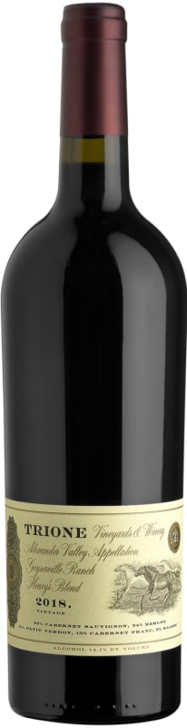 Trione Henry's Blend 2018 Front Bottle Shot