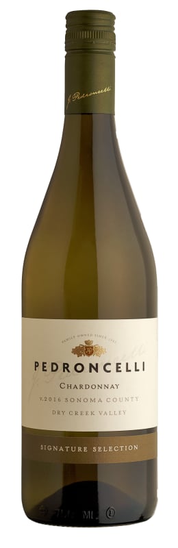 Pedroncelli Signature Selection Chardonnay 2016 Front Bottle Shot
