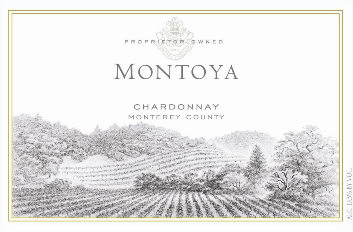 Montoya Chardonnay 2014 Front Label