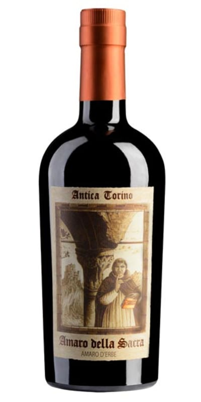 Antica Torino Amaro della Sacra Liqueur Front Bottle Shot
