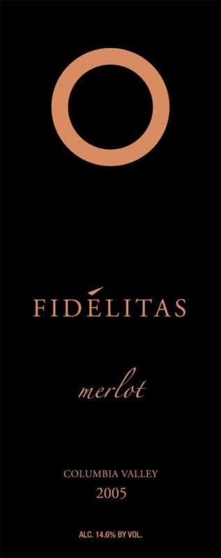 Fidelitas Merlot 2005 Front Label