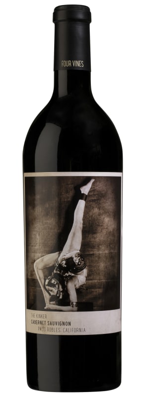 Four Vines The Kinker Cabernet Sauvignon 2019 Front Bottle Shot