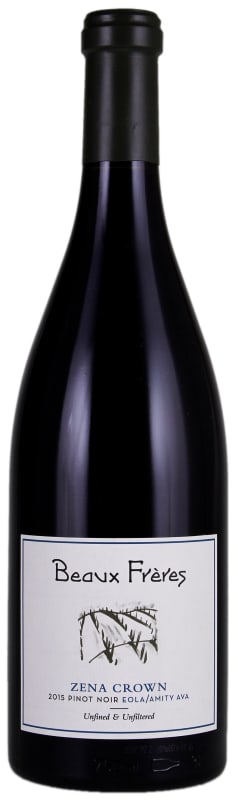 Beaux Freres Zena Crown Pinot Noir 2015 Front Bottle Shot