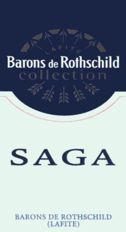 Barons de Rothschild Bordeaux Saga 2010 Front Label