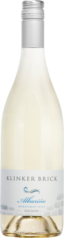 Klinker Brick Albarino 2022 Front Bottle Shot
