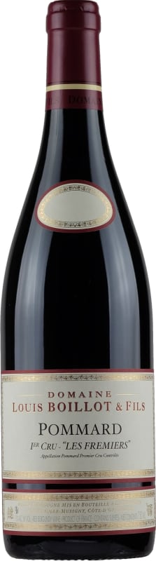 Domaine Louis Boillot Pommard Les Fremiers Premier Cru 2022 Front Bottle Shot
