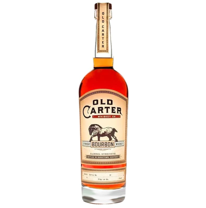 Old Carter Straight Bourbon Whiskey Batch 12 Front Bottle Shot