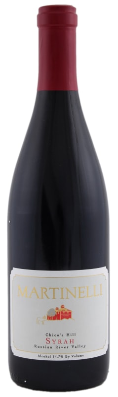 Martinelli Chico's Hill Syrah 2006 Front Bottle Shot